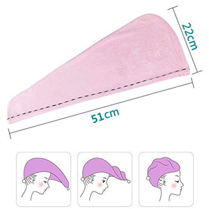 Asciugamano Capelli a Turbante , BETOY 4 pezzi a in... - Ilgrandebazar