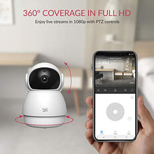 Carica l'immagine nel visualizzatore di Gallery, YI Dome Guard Telecamera da Interno 1080p, Videocamera Sorveglianza Wifi 360 gradi, Rilevamento di Movimento, Audio Bidirezionale, Visione Notturna a infrarossi, App per iOS/Android/Windows