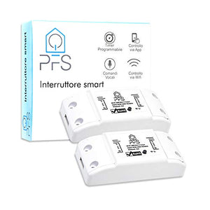 PFS Interruttore WIFI, Telecomando Senza Fili con Telefono App Android IOS, 2