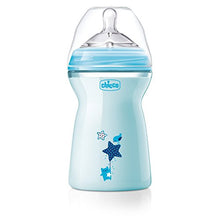 Carica l&#39;immagine nel visualizzatore di Gallery, Chicco 00080837210000 Biberon Natural Feeling, 6m+, 330ml, Azzurro - Ilgrandebazar