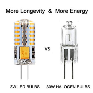 Lampadina LED G4 3.5W, Bianco Caldo 3000K, 10 X 3000k