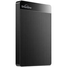Carica l&#39;immagine nel visualizzatore di Gallery, UnionSine Hard Disk Esterno 2,5&quot; 500GB Ultra Slim Portatile USB3.0 SATA HDD Storage per PC, Macbook, PS4, PS5, Xbox series, Wii u, TV (Nero) HD2510