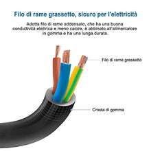 Carica l'immagine nel visualizzatore di Gallery, EXTRASTAR Prolunga Elettrica con Avvolgicavo 5 mt,4 Prese Polivalenti 5 metri