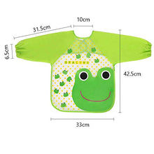 Carica l&#39;immagine nel visualizzatore di Gallery, Vicloon Bavaglino a Manica,Set di 4 Bambini Impermeabile con 4PCS