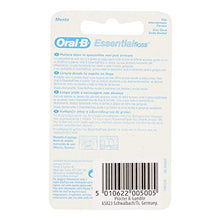 Carica l'immagine nel visualizzatore di Gallery, Oral-B EssentialFloss, Filo Interdentale Cerato, Delicato sulle Gengive, Raggiunge gli Spazi più stretti, Menta, 1 Confezione da 50 metri