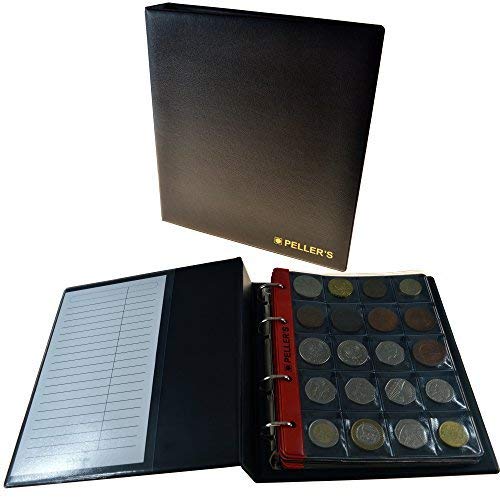 PELLER'S AM200B Album da Collezione, 200 Monete Fino a 1,22