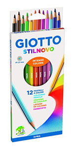 Giotto Stilnovo Pastelli a Colore 3.3 mm, Confezione da 12 Matite,... - Ilgrandebazar