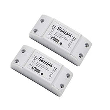 Carica l&#39;immagine nel visualizzatore di Gallery, Acemax Sonoff Smart WiFi 2 pezzi interruttore telecomando wireless,... - Ilgrandebazar