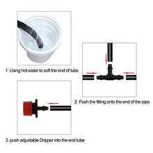 Carica l&#39;immagine nel visualizzatore di Gallery, TedGem impianto a goccia irrigazione kit micro sistema di a...