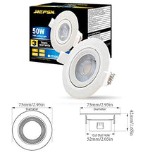 Carica l'immagine nel visualizzatore di Gallery, REPSN® - Set di 6 faretti da incasso a LED, 5 W, Lampada Da Incasso Led 4000k - Ilgrandebazar