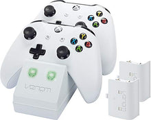 Carica l&#39;immagine nel visualizzatore di Gallery, Venom Twin Docking Station with 2 x Rechargeable Battery Packs: White -