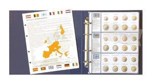 Lindner 8450 Illustrated Album EURO COLLECTION: coin sets of all Euro... - Ilgrandebazar