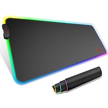 Carica l'immagine nel visualizzatore di Gallery, havit Tappetino Mouse Gaming XXL RGB Mousepad 800 * 300 * XXL(800x300x4mm)