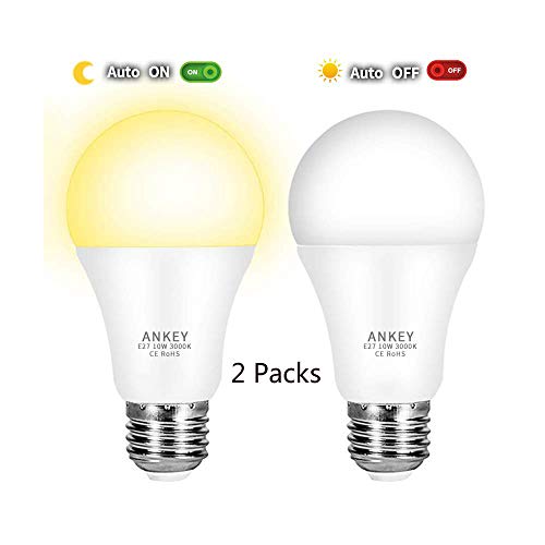 Lampadina LED Sensore 10W E27 Lampadine con Bianco Caldo 10w