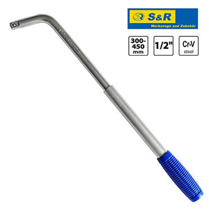 S&R Chiave Telescopica per Dadi di Ruote Auto 1/2 (12,5 mm) 30 - 45 cm....