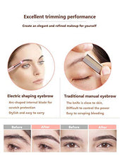 Carica l&#39;immagine nel visualizzatore di Gallery, Elettrica Epilatore Sopracciglia, Brows Trimmer Rasoio Per Sopracciglia Rosa