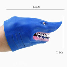 Carica l&#39;immagine nel visualizzatore di Gallery, STOBOK Shark Hand Puppet Toy Simpatico Role Play per Bambini...