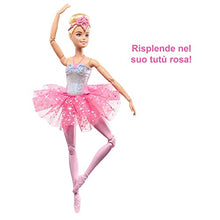 Carica l&#39;immagine nel visualizzatore di Gallery, Barbie Dreamtopia Luci Scintillanti - Bambola Barbie, Ballerina Magico Tutu, magica ballerina dai capelli biondi, con luci, coroncina e tutù rosa, Giocattolo per Bambini 3+ Anni, HLC25