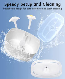 Fontana per Gatti,Fontanella per Gatti da Interno Ultra Silenziosa da 2,5 Litri con Luce LED Filtro a Carbone Attivo Ciotola per Acqua per Fontana per Gatti per Più Animali Domestici