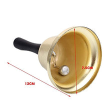 Carica l'immagine nel visualizzatore di Gallery, ECHI Tea Hand campana di metallo, placcata oro mano, forte chiamata Gold - Ilgrandebazar