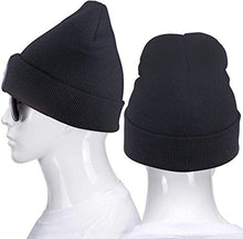 Carica l&#39;immagine nel visualizzatore di Gallery, COTOP Cappello Uomo Illuminato Berretto 4 LED, con Luce LED Nero