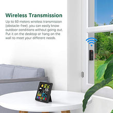 Carica l&#39;immagine nel visualizzatore di Gallery, Koogeek Stazione Meteo Wireless Orologio Digitale Multifunzionale con...