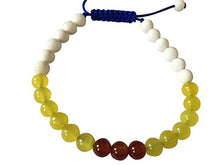 Carica l&#39;immagine nel visualizzatore di Gallery, Hands Of Tibet, mala tibetana, braccialetto da polso con grani in Yellow - Ilgrandebazar