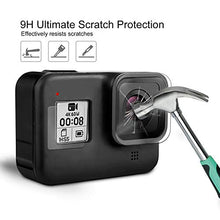 Carica l'immagine nel visualizzatore di Gallery, Deyard Pellicola Protettiva per GoPro Hero 8 Black, 4 Pezzi in Vetro...