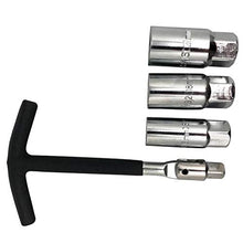 Carica l&#39;immagine nel visualizzatore di Gallery, Set di 5 chiavi per candele accensione, 16, 18, 21 mm, con impugnatura a... - Ilgrandebazar