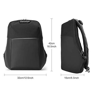 Naturalife Zaino per Laptop Antifurto con Cerniera Nascosta, Porta PC...