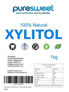 Puresweet 100% naturale xilitolo 1 kg di zucchero alternativo, non OGM,...