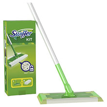 Carica l&#39;immagine nel visualizzatore di Gallery, Swiffer Starter Kit Scopa con 1 Manico + 8 Panni di 1 Scopa, 8