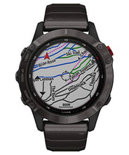 Carica l&#39;immagine nel visualizzatore di Gallery, Garmin fēnix 6 Pro Solar, 47mm Grigio Ardesia con Cinturino Nero - GPS...