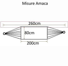 Carica l&#39;immagine nel visualizzatore di Gallery, Amaca Sospesa in Tessuto da Giardino Campeggio Escursioni Attività Rosso