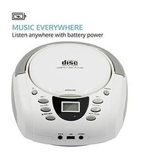 Carica l&#39;immagine nel visualizzatore di Gallery, LONPOO Lettore CD Portatile, Radio Portatili Boombox MP3 Portatili...