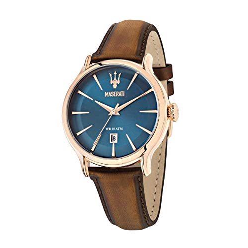 Maserati Man R8851118001, Orologio da polso Uomo, Blu (Blu/Marrone) - Ilgrandebazar