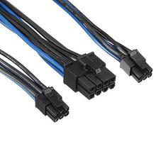 Carica l&#39;immagine nel visualizzatore di Gallery, ILS. - Cavo Splitter 18AWG Dual Mini 6 Pin Male To 8 PCI-e Y Power...