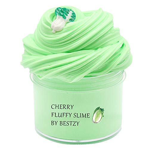 BESTZY Fluffy Cavolo Cloud Slime 2019 più Nuovo 200ML Fairy Putty verde