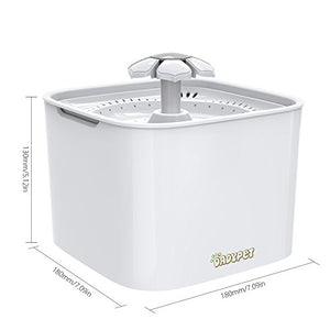 DADYPET Fontanella per Gatti, Fontana Distributore di Acqua per...