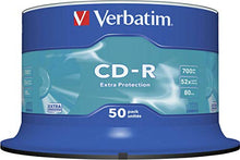Carica l'immagine nel visualizzatore di Gallery, Verbatim CD-R 80MIN Datalife - Confezione 50 Pack Spindle - Extra Protection