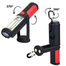 Carica l&#39;immagine nel visualizzatore di Gallery, LIVEHITOP Magnetico Torcia Lampade di Ispezione, Ricaricabile COB + LED Luce... - Ilgrandebazar