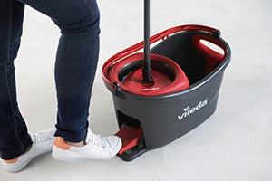 Vileda Turbo Sistema Lavapavimenti Rotante con Manico Telescopico e Fiocco,... - Ilgrandebazar