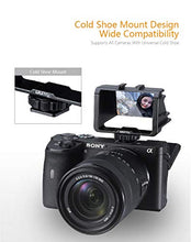 Carica l&#39;immagine nel visualizzatore di Gallery, Vlog Selfie Flip Screen Schermo V-log per fotocamera, slitte microfono o...