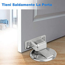 Carica l'immagine nel visualizzatore di Gallery, Fermaporta Magnetico in Metallo (2 pezzi), Forte arresto di porte...