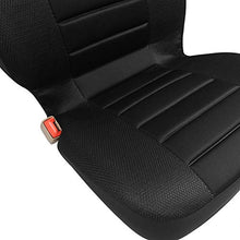 Carica l&#39;immagine nel visualizzatore di Gallery, WOLTU AS7254-2 Set Coprisedili Anteriori Auto 2 Posti Seat Cover Nero