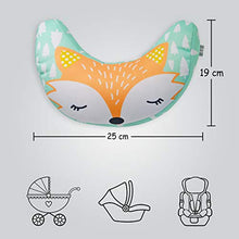 Carica l&#39;immagine nel visualizzatore di Gallery, Brunoko Protezione sedile auto bambini + Poggiatesta Cuscino verde