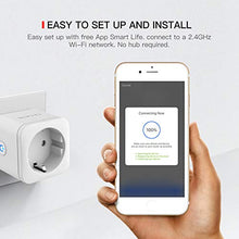 Carica l&#39;immagine nel visualizzatore di Gallery, Presa intelligente WiFi 16 A, 3300 W, mini Smart Plug funziona con Amazon...