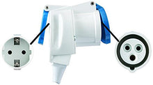 Carica l'immagine nel visualizzatore di Gallery, Brennenstuhl 1081025 Presa angolare per Caravan 400V/16A Schuko (IP44)