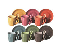 Carica l&#39;immagine nel visualizzatore di Gallery, Excelsa Abbraccio Set Tazzine da caffè, Ceramica, Multicolore - Ilgrandebazar