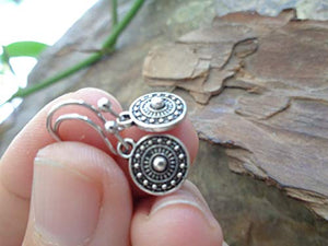 ✿ ORECCHINI RONDELLE MANDALA NUPSIE ✿ piccoli orecchini a gancio